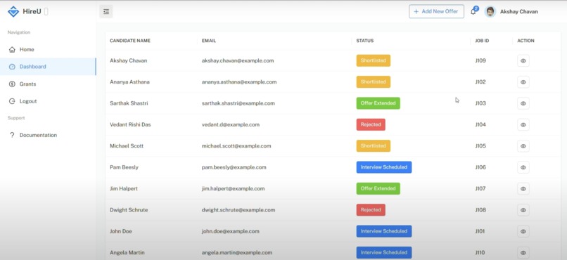 HireU – screenshot 2