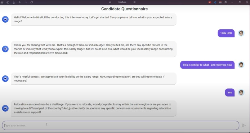HireU – screenshot 4