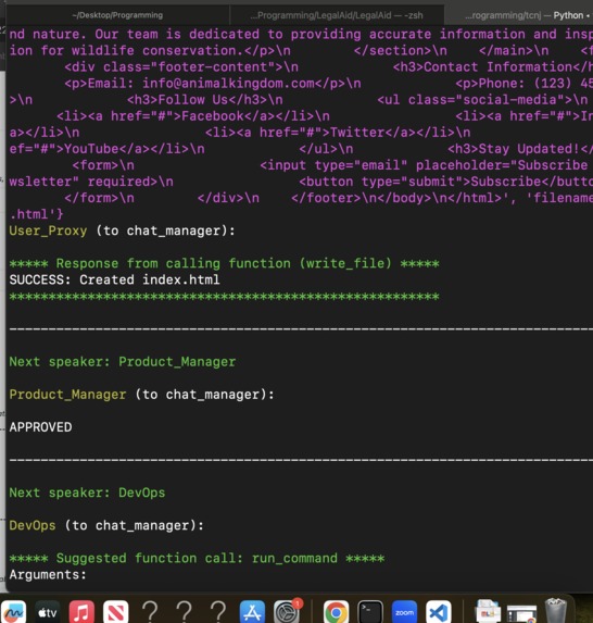 Web Autogen – screenshot 1