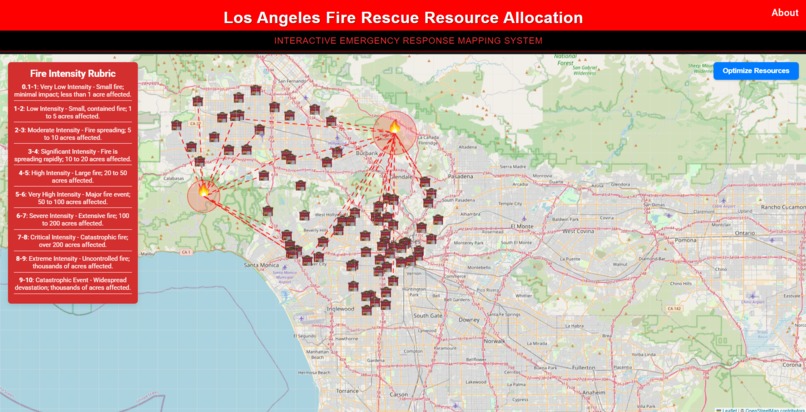 Los Angeles Fire Rescue Resource Allocator – screenshot 1