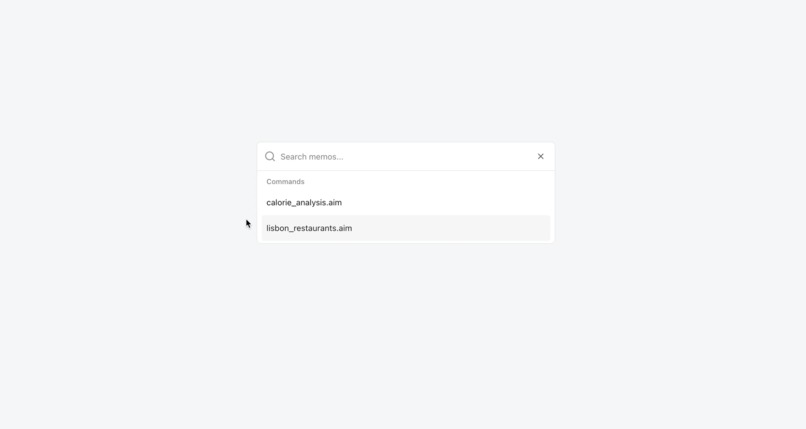 memos – screenshot 2