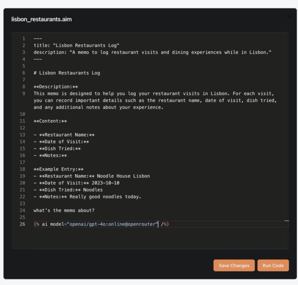 memos – screenshot 3
