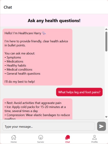 myCheckUp – screenshot 2