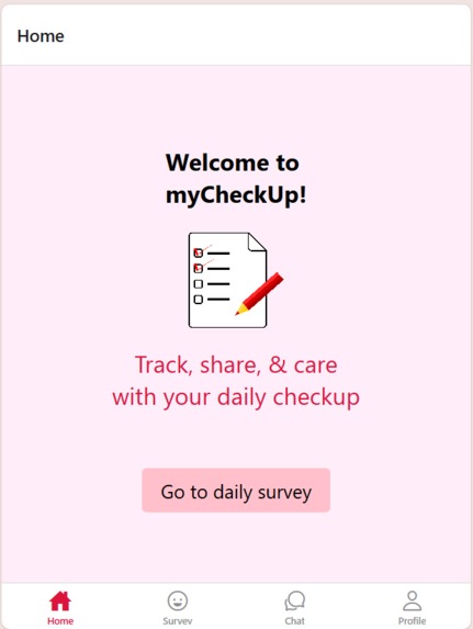 myCheckUp – screenshot 1
