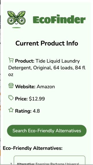 EcoFinder – screenshot 1