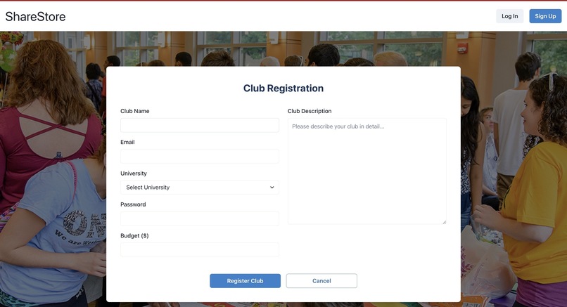 SustainableShare – screenshot 1