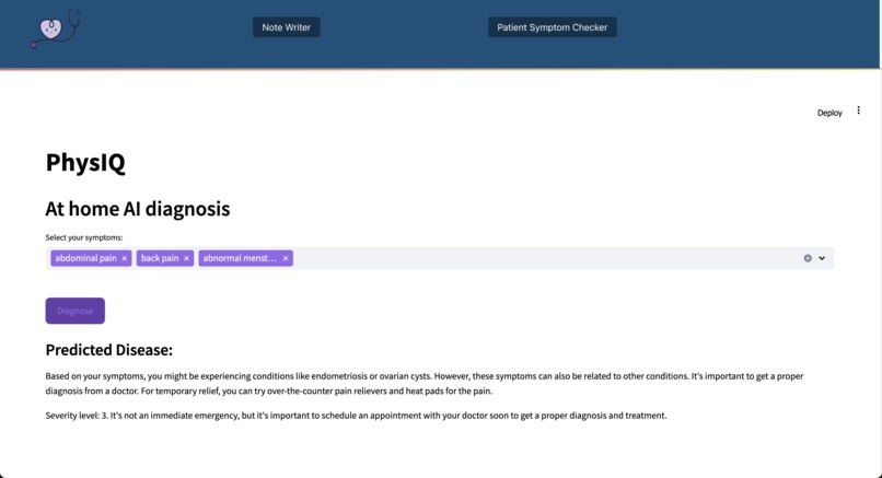 PhysIQ – screenshot 1