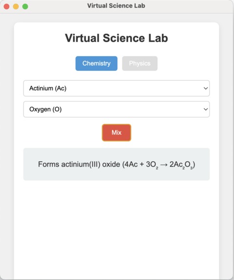 Virtual Science Lab – screenshot 1