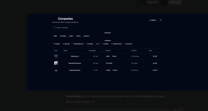 STARTUPSCOUT – screenshot 1