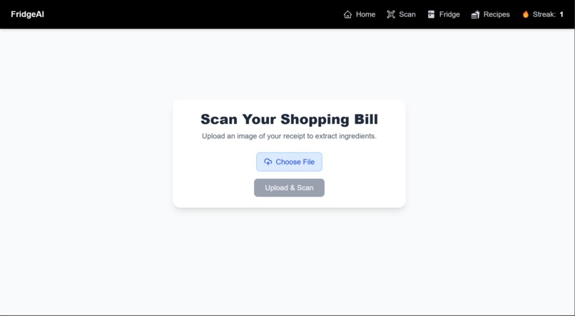FridgeAI – screenshot 2