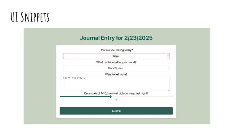 Mental Health Journal – screenshot 6