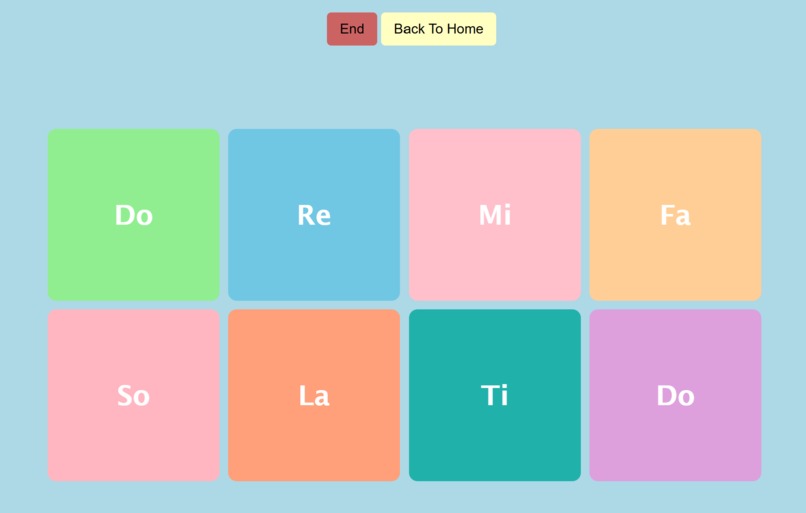 Solfege Note Memory Game – screenshot 1