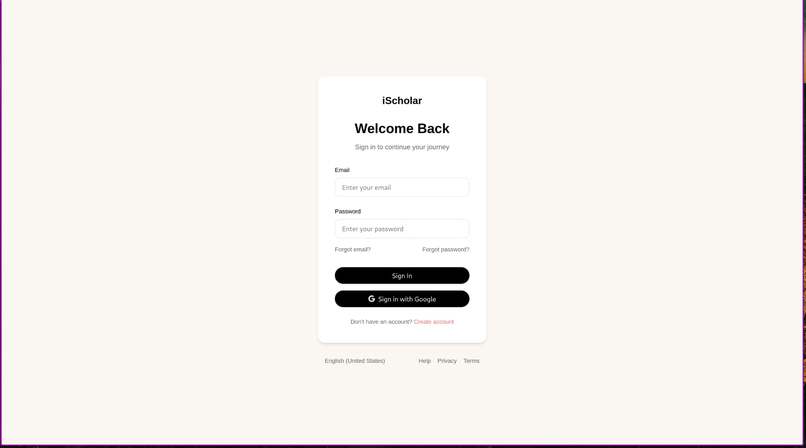 iScholars – screenshot 2