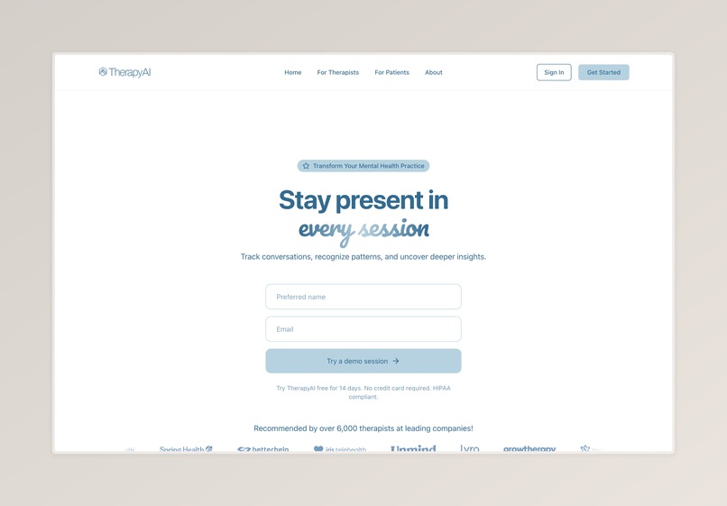 TherapyAI – screenshot 1
