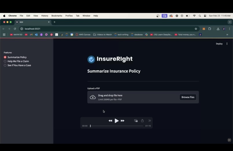 InsureRight – screenshot 1