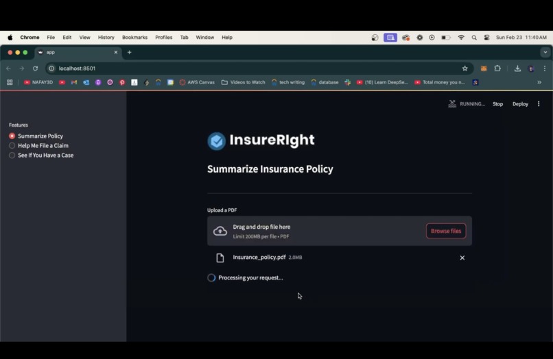 InsureRight – screenshot 3