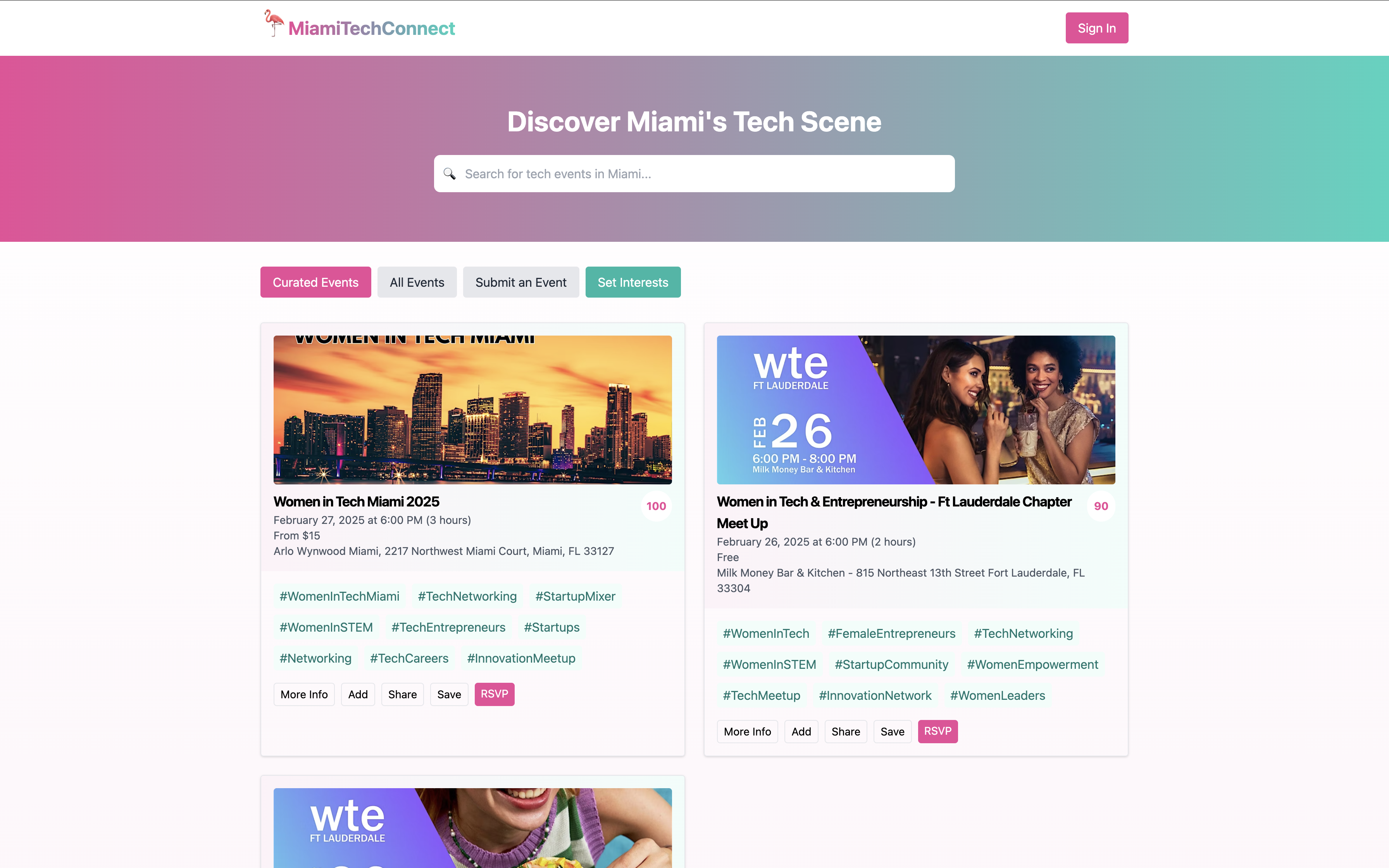 The AI-Powered Tech Event Discovery Platform | Devpost