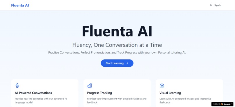 Fluenta AI – screenshot 1
