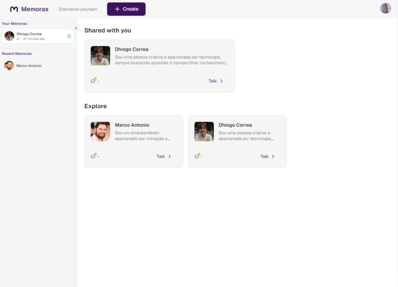 Memoras - Eternalize Yourself – screenshot 1