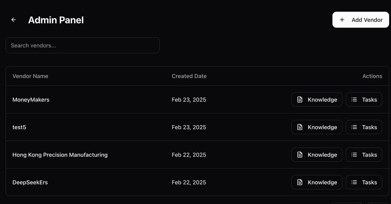 SupplierSync – screenshot 1