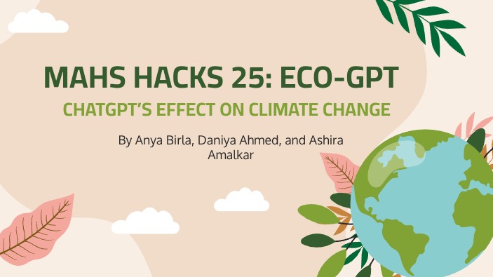 ECOGPT: CHATGPT’S EFFECT ON CLIMATE CHANGE – screenshot 1