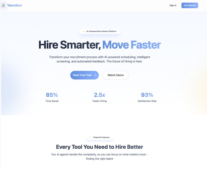 TalentBud – screenshot 1