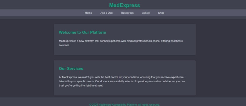 MedExpress – screenshot 1