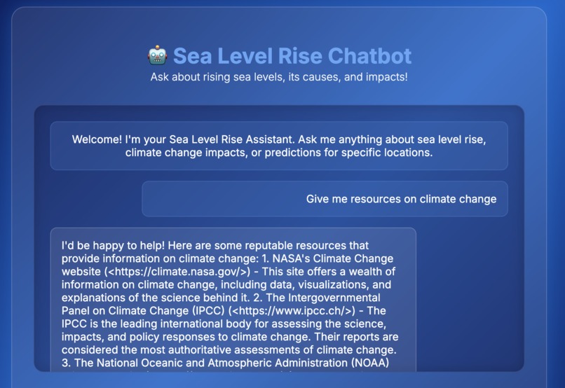 Sea Level Predictor – screenshot 2