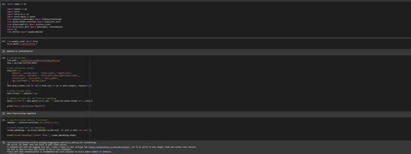 Resume Screener Project – screenshot 1