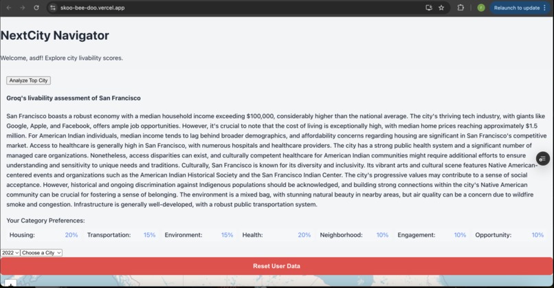 NextCity Navigator – screenshot 2