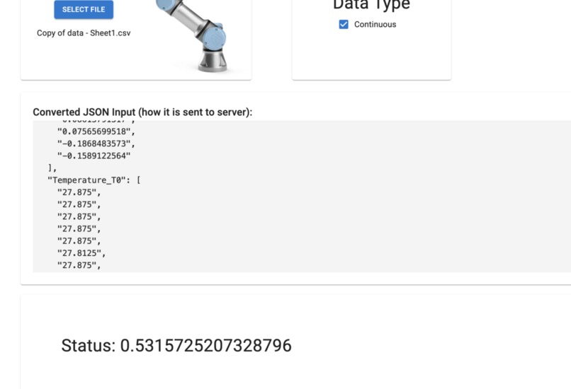 UR3 CobotOps Predictive Model – screenshot 4