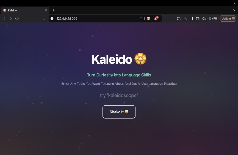 Kaleido - Microlearning for Language Learners – screenshot 1