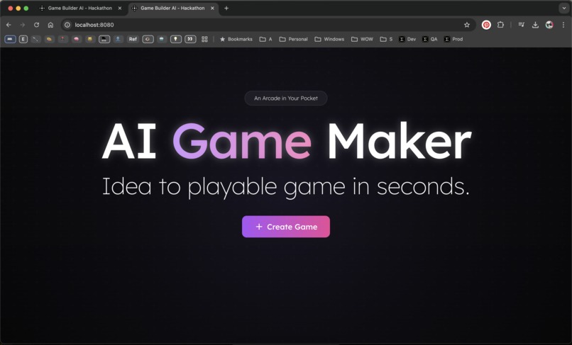 Playcade - AI Game Builder – screenshot 2