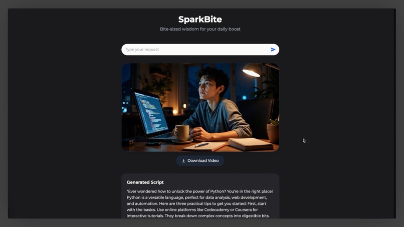 SparkBite – screenshot 2