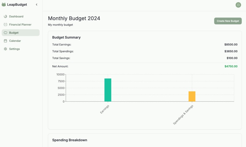 LeapBudget – screenshot 4