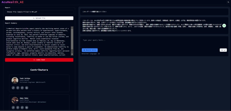 AcuHealth AI – screenshot 3