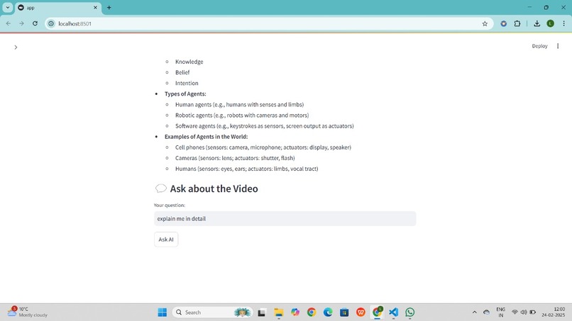 Youtube Video Summarizer – screenshot 3