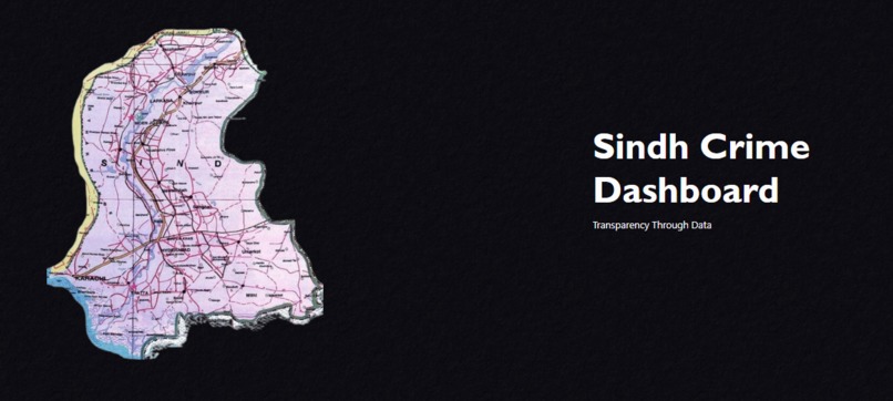 Sindh Crime Dashboard – screenshot 1