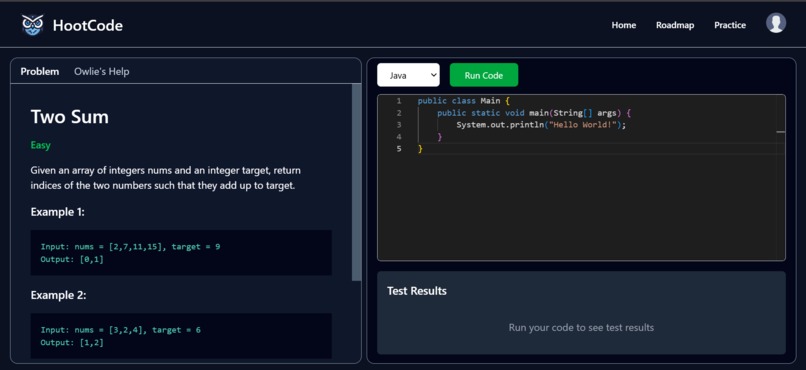 HootCode  – screenshot 1