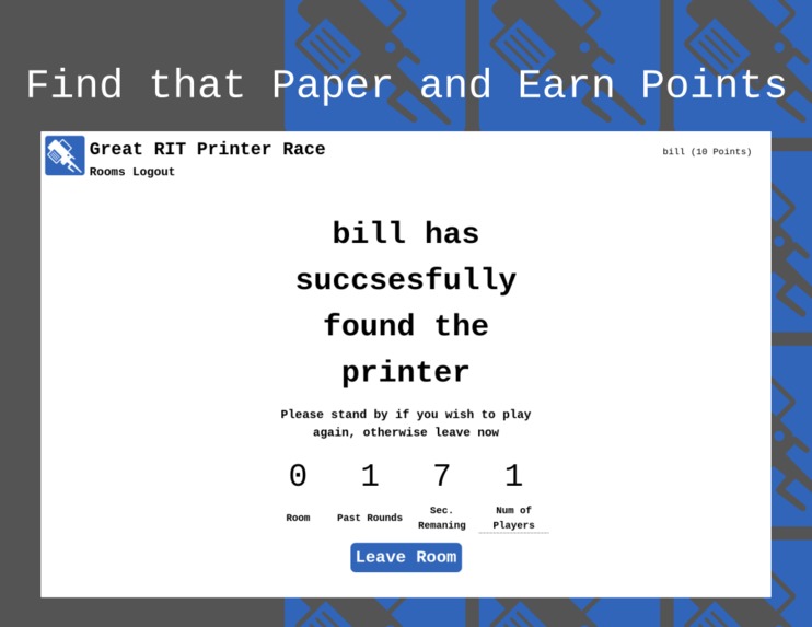 The Great RIT Printer Race – screenshot 4