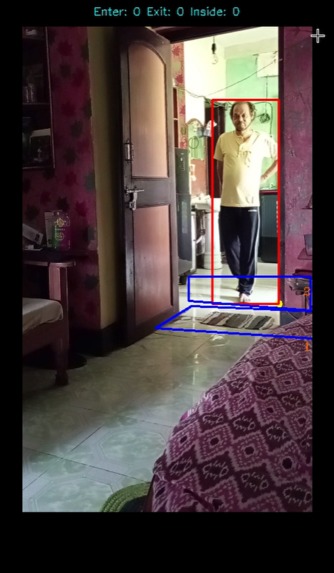 Real time people counter (entered or exits) – screenshot 1