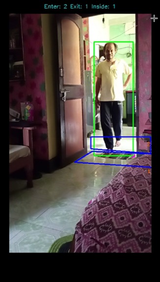 Real time people counter (entered or exits) – screenshot 4