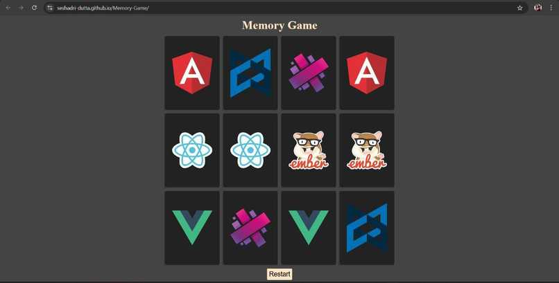 Memory Game – screenshot 3