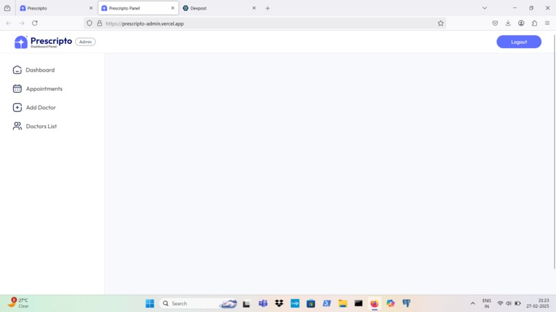 Doctor Appointment Booking System - e-Prescription 2.0 – screenshot 1