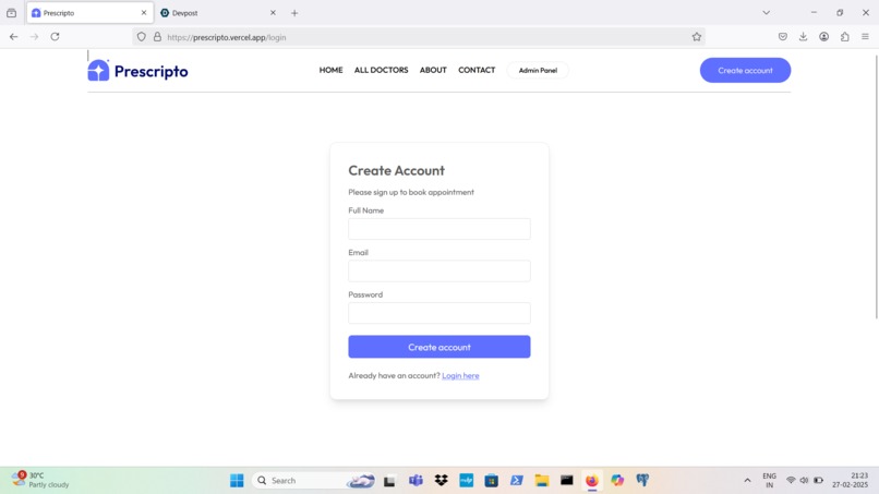Doctor Appointment Booking System - e-Prescription 2.0 – screenshot 4