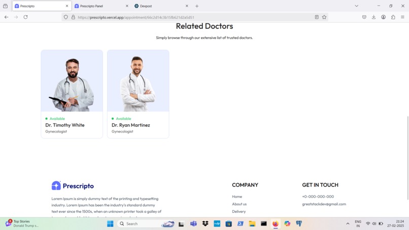 Doctor Appointment Booking System - e-Prescription 2.0 – screenshot 5