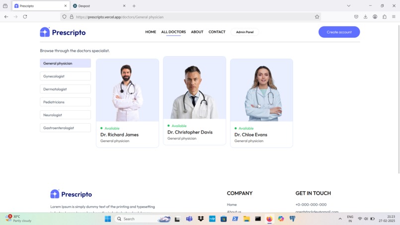 Doctor Appointment Booking System - e-Prescription 2.0 – screenshot 8