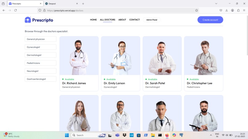Doctor Appointment Booking System - e-Prescription 2.0 – screenshot 15