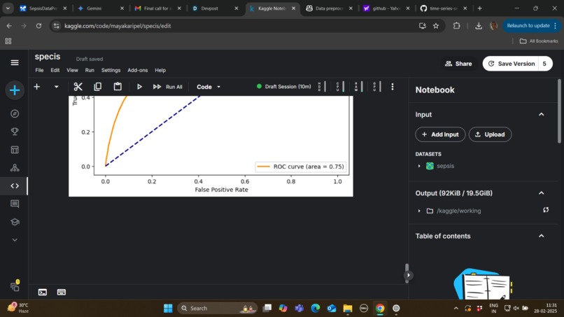 AI-Driven Sepsis Early Warning System – screenshot 1