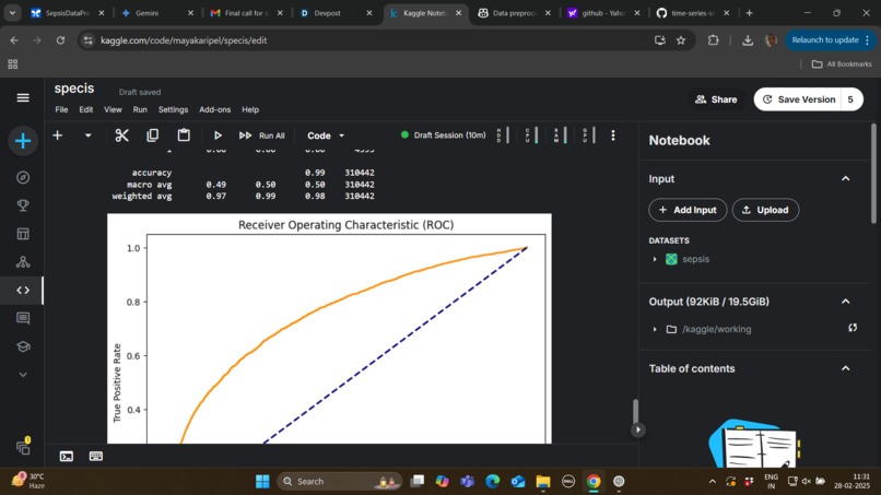 AI-Driven Sepsis Early Warning System – screenshot 2